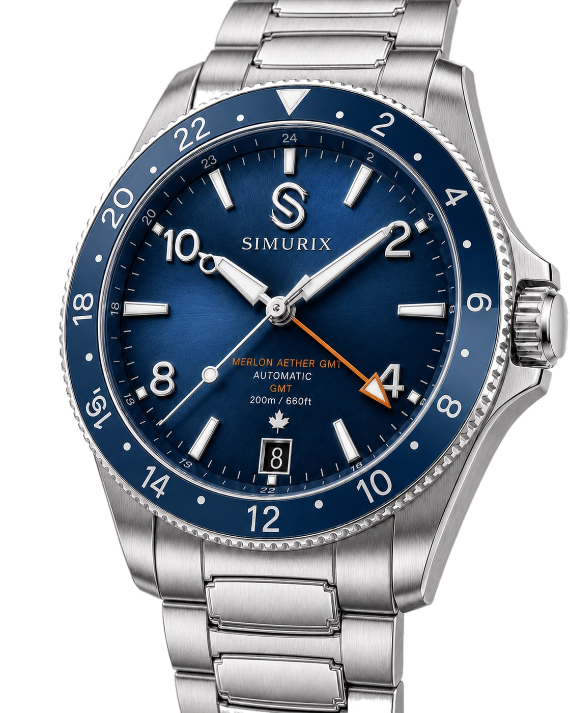 SIMURIX MERLON AETHER GMT watch